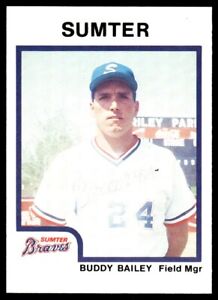 1987 ProCards Buddy Bailey Sumter Braves #1358