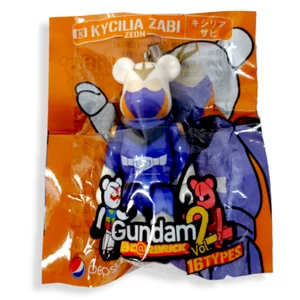 Medicom Bearbrick Gundam Kycilia Zabi Zeon Band 2 Pepsi NEX Spielzeug Schlüsselanhänger Figur - Bild 1 von 3