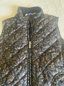 Indigo Ladies Vest new Small Black print size small polyester machine wash 0234 - Picture 1 of 8