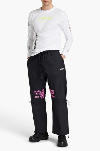 RRP €1068 MARCELO BURLON CONTEA DI MILANO Pantaloni da pista IT50 US40 L stampati