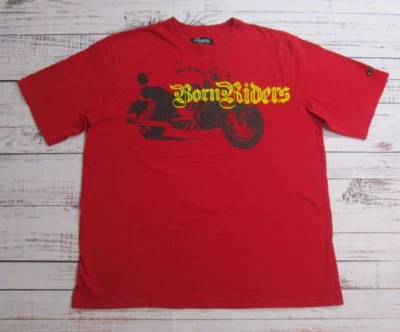 Eighty Eight 732 Red Born Riders Road Warriors Atlanta Georgia T-Shirt Mens 3XL - Image 1 of 4