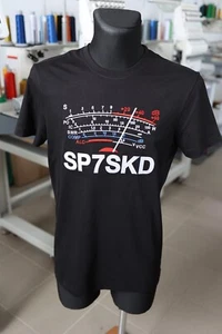 S-metr ze znakiem wywoławczym, t-shirt, haft do szynki radia rozmiar S-5XL - Zdjęcie 1 z 9