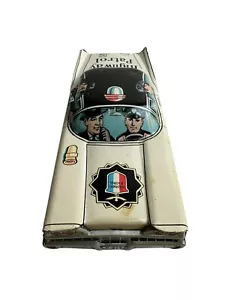 Antik 50er Jahre Japan Masuya Blech Litho Friction Highway Patrol Polizeiauto - Bild 1 von 18