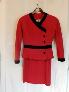 Vintage Valentino Anzug Wolle und Samt - Bild 1 von 4