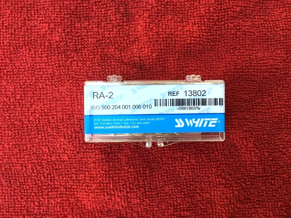 SS White Carbide Bur RA 2 13802 100pk