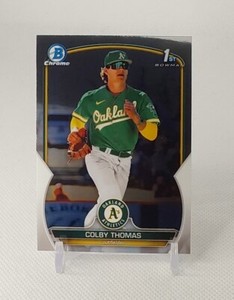 ⚾️2023 bowman chrome COLBY THOMAS (prospect-rookie) #BCP-32⚾️ *Athletics*