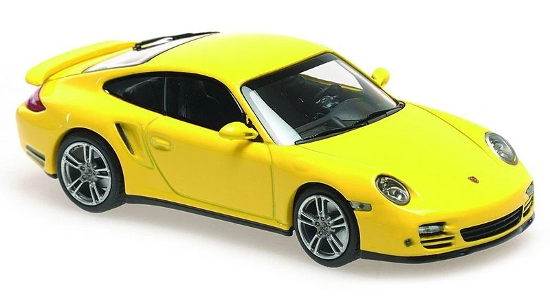 Porsche 911 Turbo 2009 Yellow  'Maxichamps' Edition 1:43 MINICHAMPS 940069010 - Immagine 1 di 1