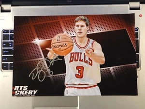 DOUG MCDERMOTT CHICAGO BULLS SIGNIERT 8 X 12 FOTO SPOREN!!! - Bild 1 von 1