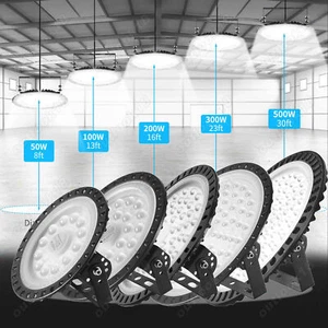 UFO LED iluminación de nave foco de techo lámpara de taller lámpara industrial lámpara DE - Imagen 1 de 26