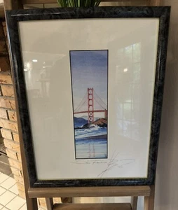 Limited Edition "San Francisco" Watercolor Signed 7/50 - Picture 1 of 8