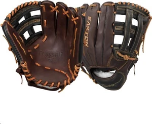 NWT Easton Flagship 11.75 Inch H Web Infield Glove Brown Right Hand Throw - Picture 1 of 5
