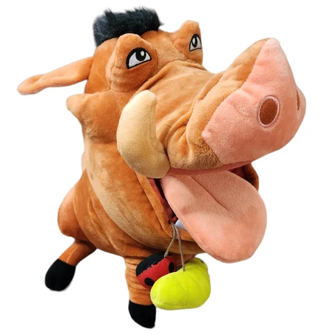 Disney Store Exclusive 14" Pumbaa The Lion King Large Plush With Grub Bugs NWT Cover