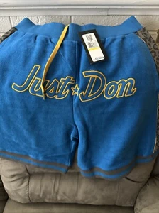 Converse x Just Don Sweatshorts - Mykonos Blue Size MEDIUM - Retail $200 W/TAGS - Picture 1 of 3