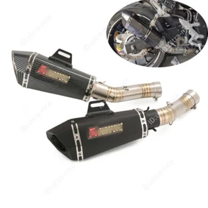 Tubo de escape 51 mm puntas silenciadoras antideslizantes para Honda CBR500R CB500F CB500X 2018-2025 - Imagen 1 de 10