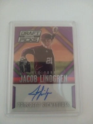 Autograph JACOB LINDGREN /149 ON CARD AUTO - Image 1 of 2