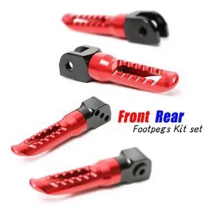 Pedal estriberas de pasajero BOB rojo para Buell XB9S Lightning 2003 03+ - Imagen 1 de 7