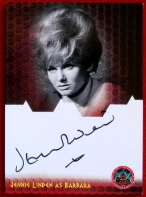 DR WHO AND THE DALEKS - JENNIE LINDEN as Barbara - Hand-Signed Autograph Card - Image 1 of 2