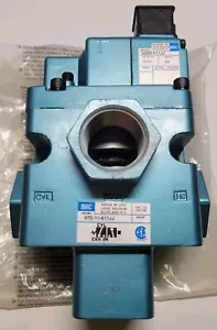 MAC 57D-11-611JJ 3-Way Pneumatic Solenoid Valve W/ 250B-611JJ New - Foto 1 di 2