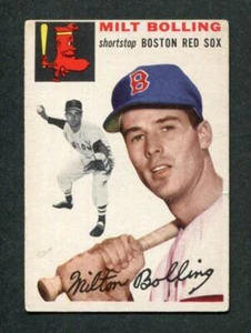Tarjeta De Béisbol 1954 Topps #82 Milt Bolling Boston Red Sox - Imagen 1 de 1