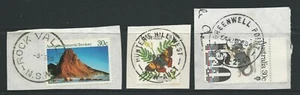 Postmarks, Rock Valley 1985, Hunter's Hill West 1984 & Greenwell Point 1984 NSW - Picture 1 of 1