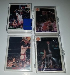 (4) 1991 FRONT ROW FACTORY SEALED DRAFT PICKS SETS MUTOMBO RC JOHNSON RC GOLD 