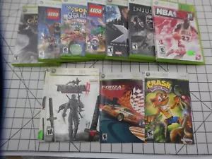 Lot of 7 EMPTY Microsoft Xbox 360 Game Cases and Most with Manuals/Booklets - Picture 1 of 20