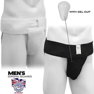 Groin Guard With Gel Cup Boxing MMA Protector Box Abdo Jock Straps Martial Arts - Picture 1 of 5