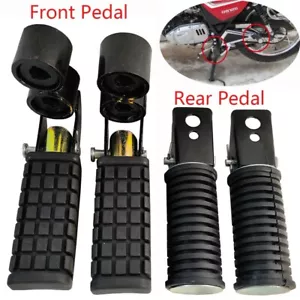 4x Pedal reposapiés delantero trasero izquierdo derecho clavija para GS/GN/QJ/GT/HJ/EN125 EN150 - Imagen 1 de 17