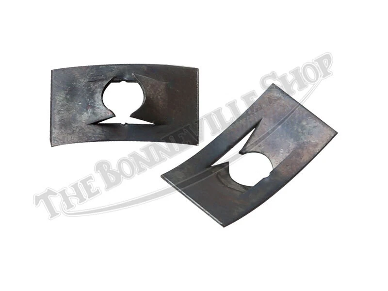 Par de tuercas de aguja con insignia de panel lateral Triumph 750 Bonneville Tiger (2) 1978-82 PN#... Foto 1 de 1