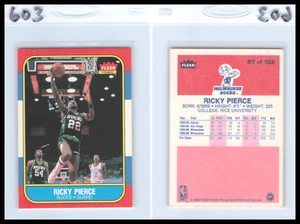 RICKY PIERCE 1986-87 Fleer ROOKIE #87 Milwaukee Bucks EX/EXMT 603 - Picture 1 of 1