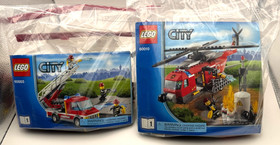 LEGO City Fire Collection 60003 & 60010 - 100% complete & manuals