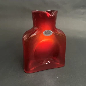 Blenko Red Sweet Heart Bottle- 384- Limited Edition-Valentine’s Day Release-2ND - Picture 1 of 16