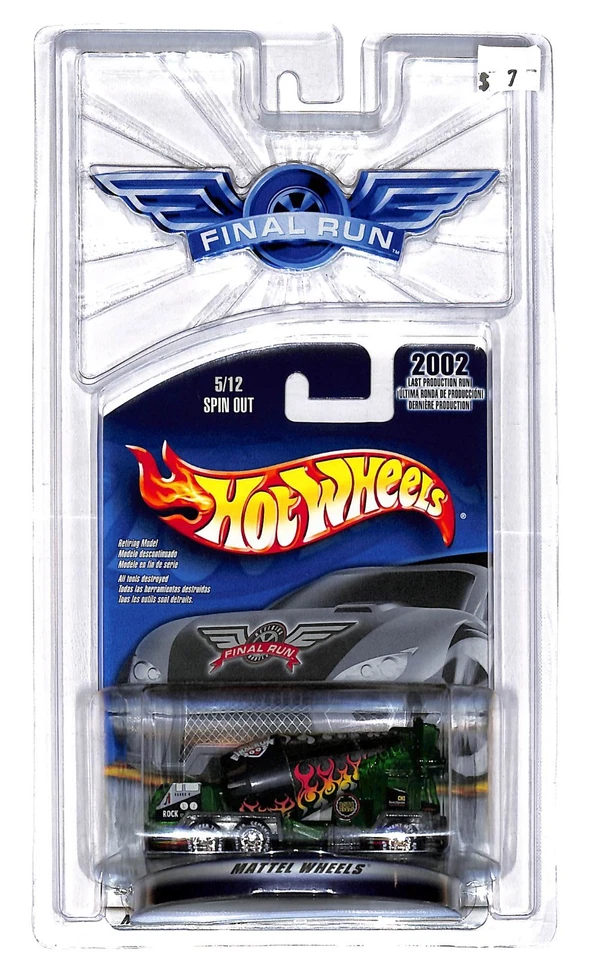 Hot Wheels 2002 Final Run Spin Out #5/12 Last Production Run N20 - Image 1 of 1