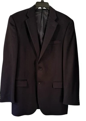 Abrigo Deportivo Burberry Negro Cashmere Bond Street Hecho en Unión EE. UU. Talla 40L De Colección Foto 1 de 4