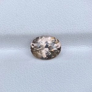 Piedra preciosa suelta de corte ovalado de circón melocotón de 3,88 quilates para ajuste de anillo o colgante - Imagen 1 de 5