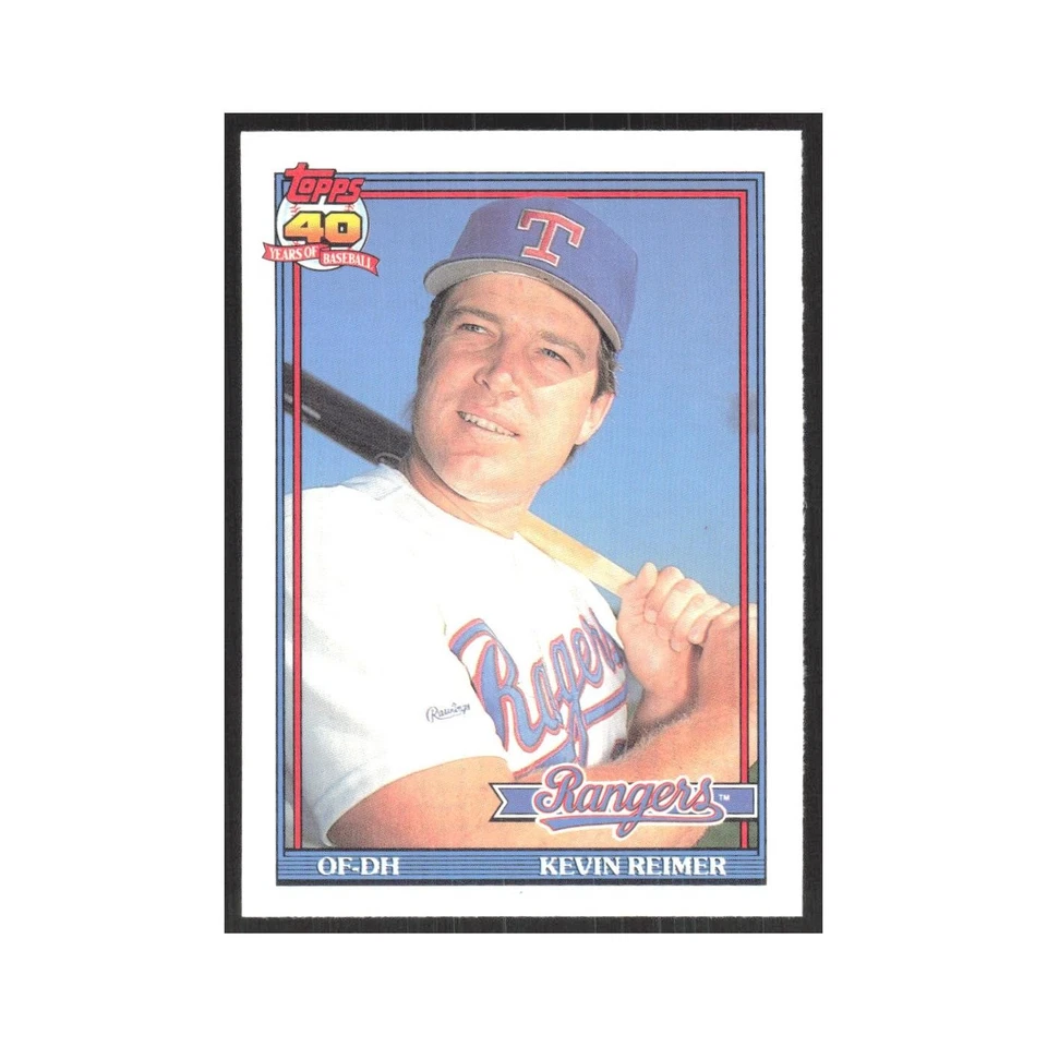 1991 O-Pee-Chee Kevin Reimer Rangers #304 - Image 1 of 3