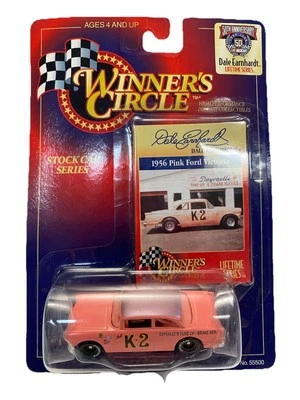 Dale Earnhardt 1956 Ford Victoria K-2 rosa fundido Stock Car 1998 Winners Circle - Imagem 1 de 4