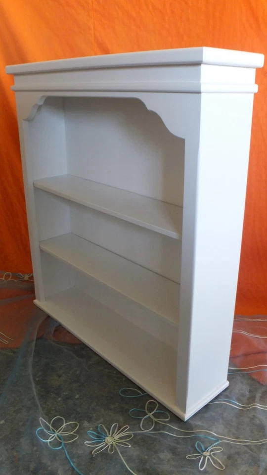 ESTANTERÍA de madera en color blanco. Grande 85x20x87 - Imagen 1 de 4