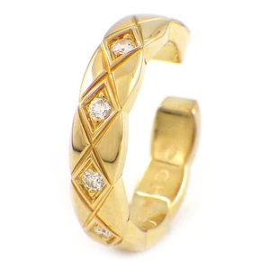 CHANEL Ear Cuff Coco Crush J12156 Matelass? Steppung 5 Punkt Diamant 750YG - Bild 1 von 8