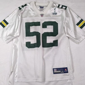 Clay Matthews Green Bay Packers Super Bowl XLV Reebok Jersey Men's Medium White - Picture 1 of 15