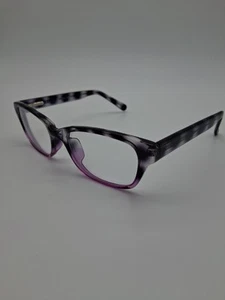 Modern Harper Bembe Purple Eyeglass Frames 50-17-140 Cat Eye w/ Case - Picture 1 of 8