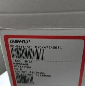 GEMU 600 8M5A MEMBRANE (BR4A.6B5)(BR4A.6B10)(BR4.6b5) - Picture 1 of 4