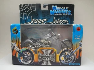 Muscle Machines Jesse James West Coast Choppers Sturgis Special 1/18 Silver - Picture 1 of 5