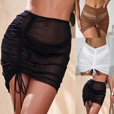 Feminine Beach Coverup Dress for Women with Sun Protection and Light Design - Image 1 of 4