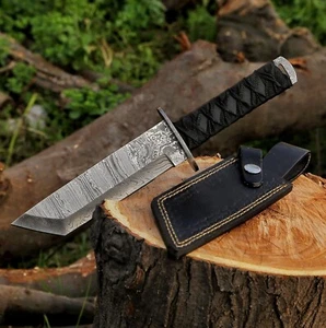 Full Tang fixed blade Knife, Survival Knife, Tanto Hiking knife, Camping Knife - Picture 1 of 6