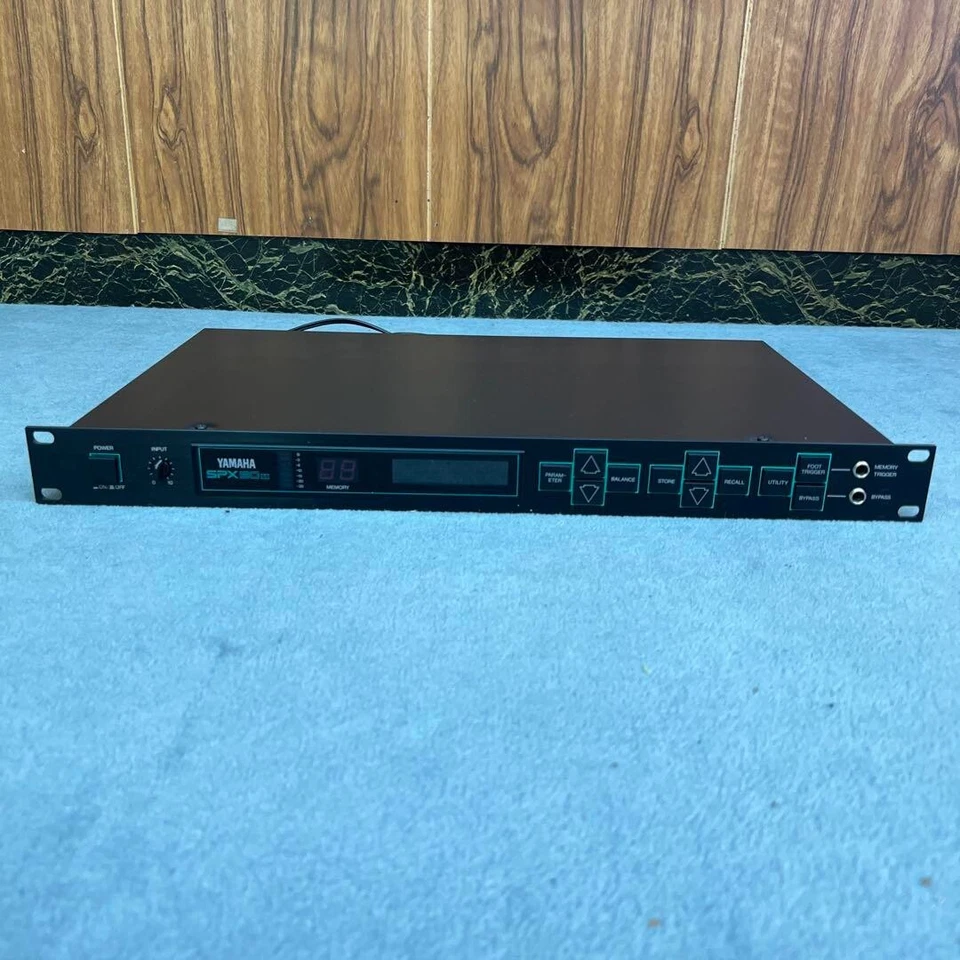 Yamaha SPX90II Rack Mount Reverb Effects Processor tested working Japan - Image 1 of 4