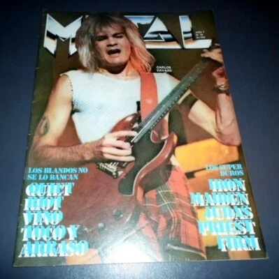 QUIET RIOT - IRON MAIDEN - JUDAS PRIEST - Metal Magazine # 16 Argentina 1985 - Image 1 of 4