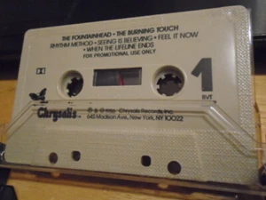 RARE ADVANCE PROMO Fountainhead CASSETTE TAPE The Burning Touch new wave 1986 ! - Picture 1 of 2