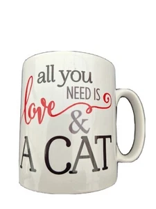 All You Need Is Love & A Cat Mug - Picture 1 of 2