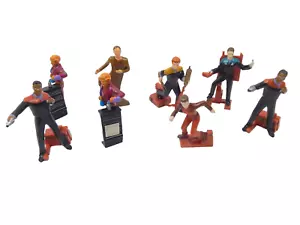 6G 8er Set Star Trek Deep Space Neun Vinyl Figuren TV Show Applaus 1994 - Bild 1 von 3